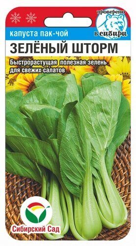 Капуста пак чой Зеленый шторм
