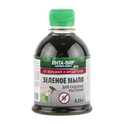 Зеленое мыло Инта-Вир 250мл (30шт/15шт) #
