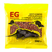 Зерно EUROGUARD от крыс и мышей 200гр (40 шт) пр-во Италия