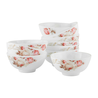 Набор салатников стеклокерамика 10пр Романтика (уп.12)