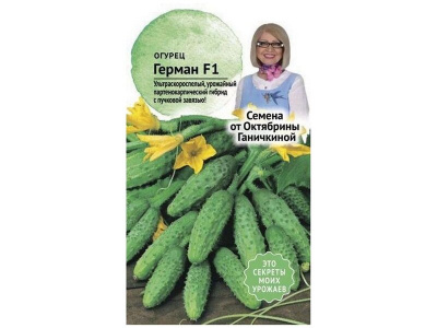 Огурец Герман 8 шт (семена от Ганичкиной)
