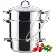 Соковарка Zeidan 6л 3х ярусный (4шт)#