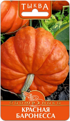 Тыква Красная Баронесса 4шт