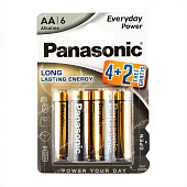 Батарейка Panasonic LR6 Everyday Power  (4+2шт.)  цена за 1шт.