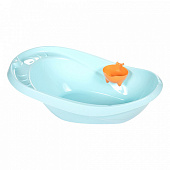 Ванночка детская Буль-Буль, голубой + ковш оранжевый#