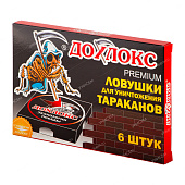 Ловушка Дохлокс от тараканов 6 шт (24 шт)
