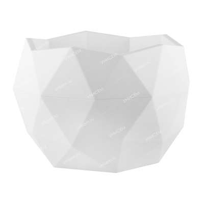 Кашпо Топаз 0,45л Белый (уп.27)