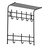 Вешалка настенная 8 крючков с полкой 590х710х270мм (уп.5)