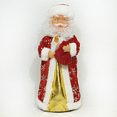 Игрушка музыкальная Дед Мороз со свечой и мешком (36 шт)