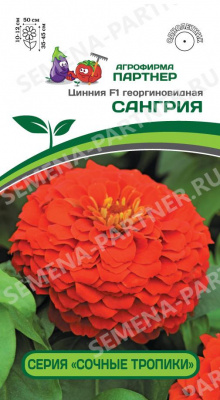 Цинния Сангрия (Сочные тропики) 4шт