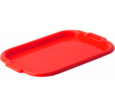 Поднос 49х33см красный (уп.55)