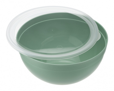 Миска 4л с крышкой Фисташковый (уп.10)