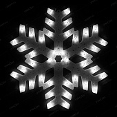 Гирлянда-панно LED ZL-5С снежинка, белый (20шт)