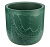 Кашпо МИКРИТ 3,7л D220мм зеленый слайн со вставкой (уп.8)