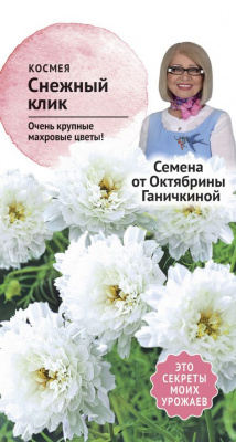цКосмея Снежный Клик 0,1г (семена от Ганичкиной)
