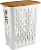 Корзина для белья 37л Wood 42,2х29х51,5см с откидной крышкой (уп.4)