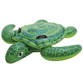 Игрушка-плотик для плавания надувная Маленькая морская черепаха 150х127см от 3 лет Intex 57524