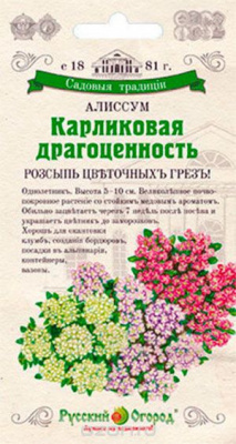 цАлиссум Карликовая драгоценность 30шт
