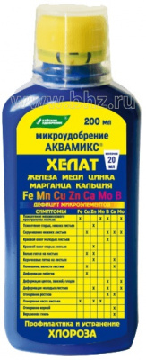 Смесь хелатов Аквамикс водный раствор 0,2 л (12 шт)
