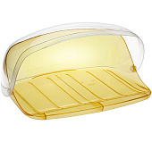 Хлебница Кристалл малая желтый прозрачный (уп.6) #