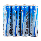 Батарейка Daewoo R6  спайка (4шт/60шт)  цена за 1шт.#
