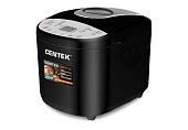 Хлебопечка Centek (черн/сереб) 650Вт 900г, 19 программ (йогурт, джем, кекс)#