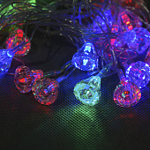 Гирлянда LED (18л) камень 2-х цв.лампочка (60 шт)
