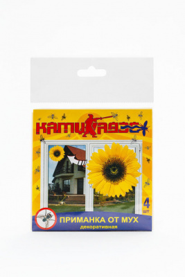.Приманка Камикадзе декоративная 4наклейки (цветы) (120шт)