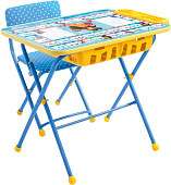 Комплект детской мебели Никки Маша+Медвед с большим и мал пенал+стул мягкийзнайка КП стол+стул#