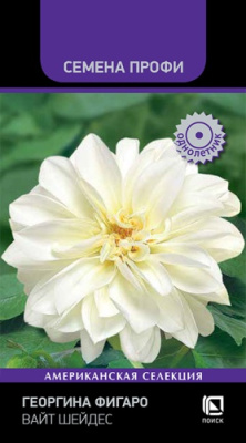 Георгина Фигаро Вайт Шейдес 10шт (Семена Профи)