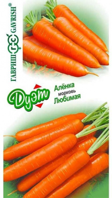 Морковь Аленка 2 г+ Любимая 2г Дуэт
